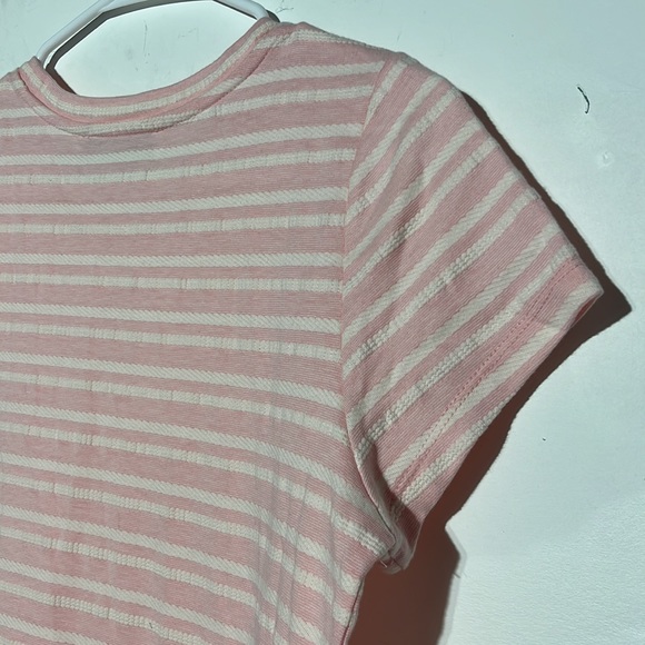 NEW LOFT Sweatshirt Pocket Tee Angel Pink Dress Size XS - Picture 9 of 9